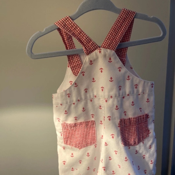 White and red Overall Lola Palacios 6M - Picture 2 of 3